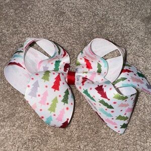 Festive Christmas Tree Hair Bow